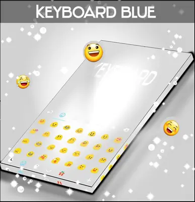 Blue Keyboard Free android App screenshot 2